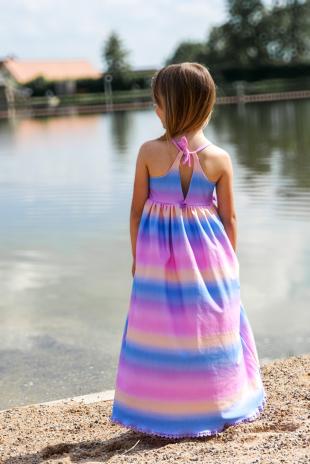 0,5 MTR. ♥ RAINBOW JERSEY - MULTICOLOR (KOMBI ZUCKERWATTE EP) ♥