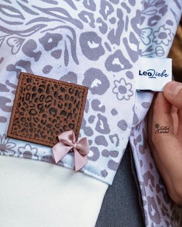 0,5 MTR. ♥ WILD LEO FLOWERS SOFT MULTICOLOUR - EIGENPRODUKTION ♥