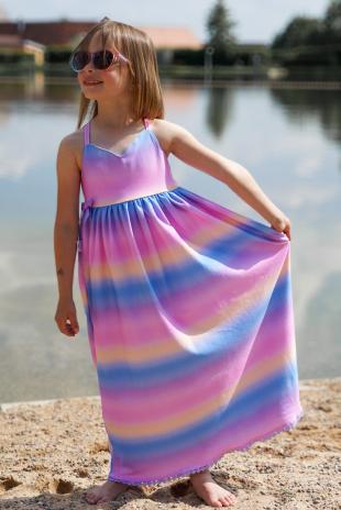 0,5 MTR. ♥ RAINBOW JERSEY - MULTICOLOR (KOMBI ZUCKERWATTE EP) ♥