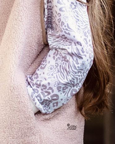 0,5 MTR. ♥ SUPER KUSCHLIGER TEDDY ALTROSE ♥