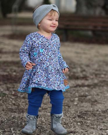 0,5 MTR. ♥ KUSCHLIG WEICHER BIO SoFT SWEAT ROYAL BLAU ♥