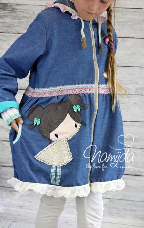 1 MTR. ♥ Elastische SPITZENBORTE - PuDERRoSA - 3,5cm ♥
