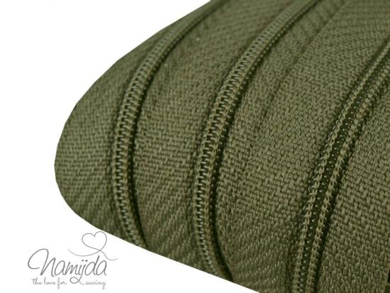 1 MTR. REIßVERSCHLuSS - KHAKI - 3mm