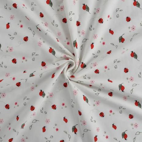 0,50 MTR. ♥ MARIENKÄFER JERSEY ♥