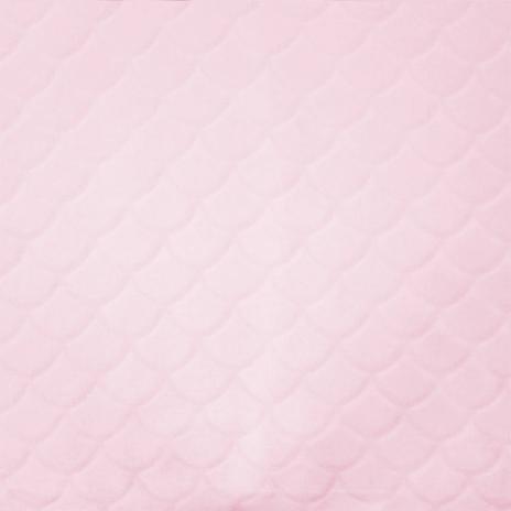 0,5 MTR. ♥ MERMAID FIN FLEECE - ROSE ♥