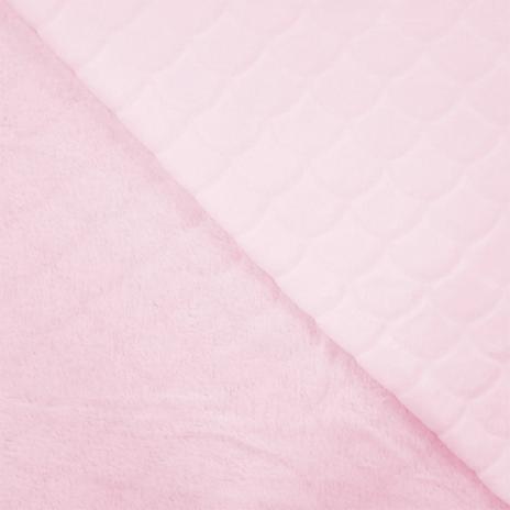 0,5 MTR. ♥ MERMAID FIN FLEECE - ROSE ♥