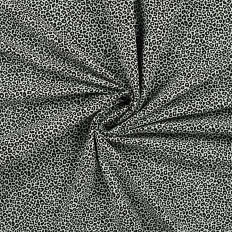 0,5 MTR. ♥ MINI LEO DUSTY MINT - JERSEY ♥