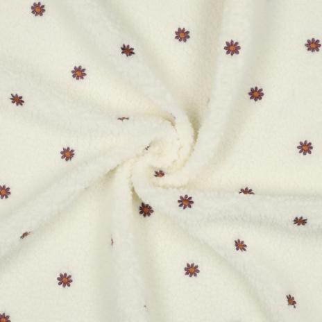 0,5 MTR. ♥ DAISIES TEDDY  NATUR ♥