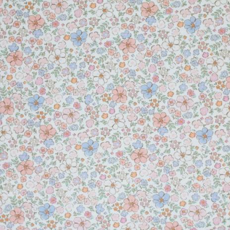 0,50 MTR. ♥ NÄHSET PASTEL BLOOM LOVE JERSEY /WAFFELSTRICK JERSEY ♥