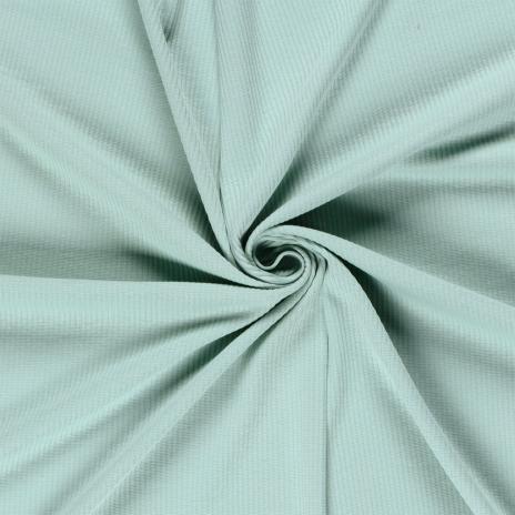 0,5 MTR.  ♥ BABY RIPPSTRICK  EISBLAU JERSEY ♥