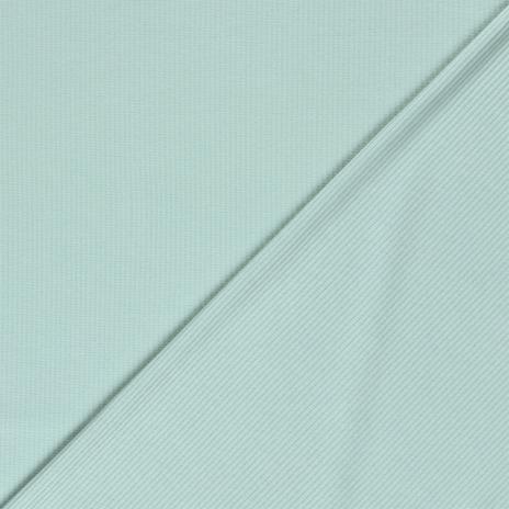 0,5 MTR.  ♥ BABY RIPPSTRICK  EISBLAU JERSEY ♥
