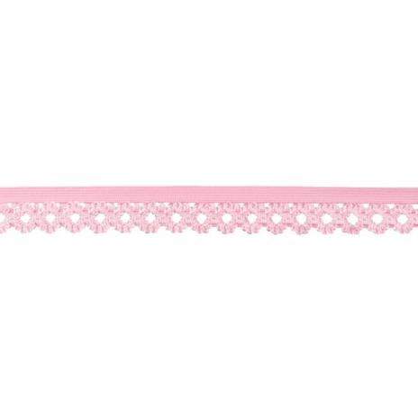 1 MTR. Elastische Spitze - Ziergummi - RoSA - 20mm