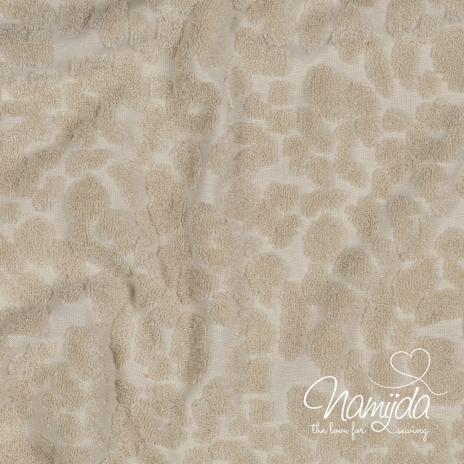 0,5 MTR. ♥ FROTTEE KNITTED LEO SAND ♥
