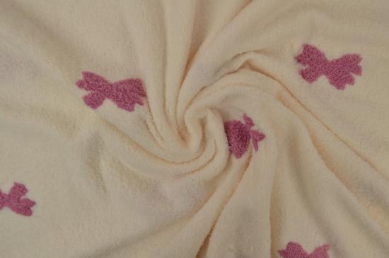0,5 MTR. ♥ TEDDY SCHLEIFCHEN NATUR ♥