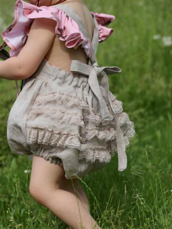 1 MTR. ♥ RüSCHENBORTE PLISSE TÜLL Beige ♥