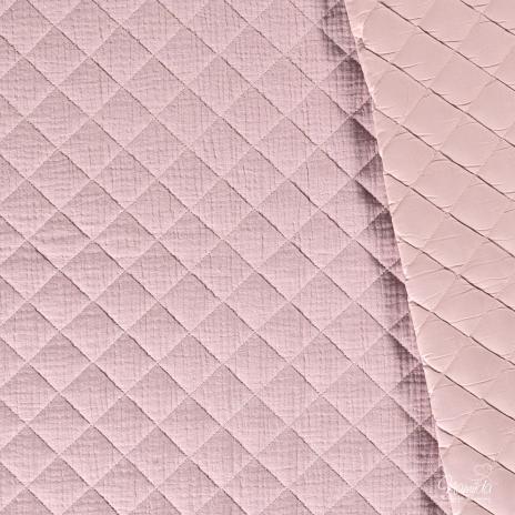 0,5 MTR. Abgesteppter Musselin Jackenstoff - RoSE