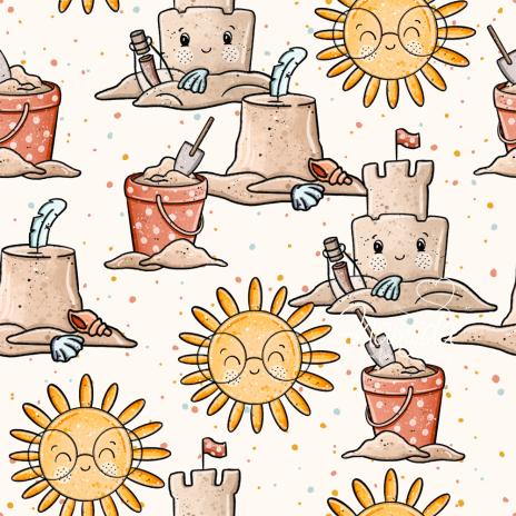 0,5 MTR. ♥ STRANDTAG EIGENPRODUKTION - FRENCH TERRY ♥