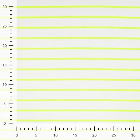 0,50 MTR. NEON STRIPES GELB - FRENCH TERRY