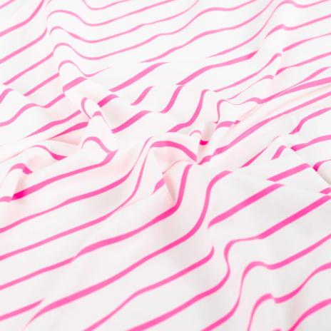 0,50 MTR. NEON STRIPES PINK - FRENCH TERRY