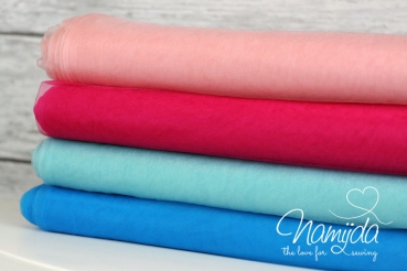 0,5 MTR. ♥ Soft Schimmer Tüll TüRKIS *Extra weich* ♥