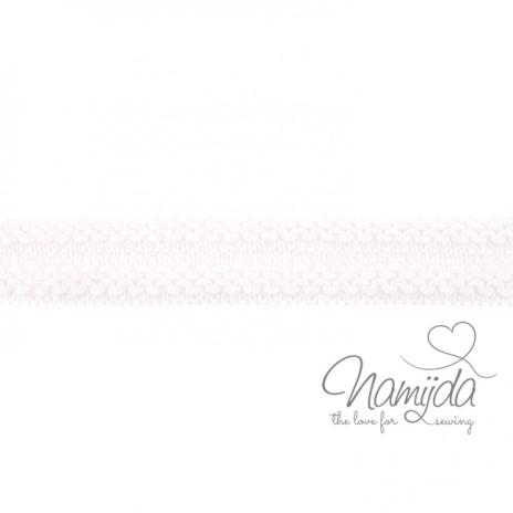 1 MTR. ♥ Einfassband Strick - WeiSS ♥