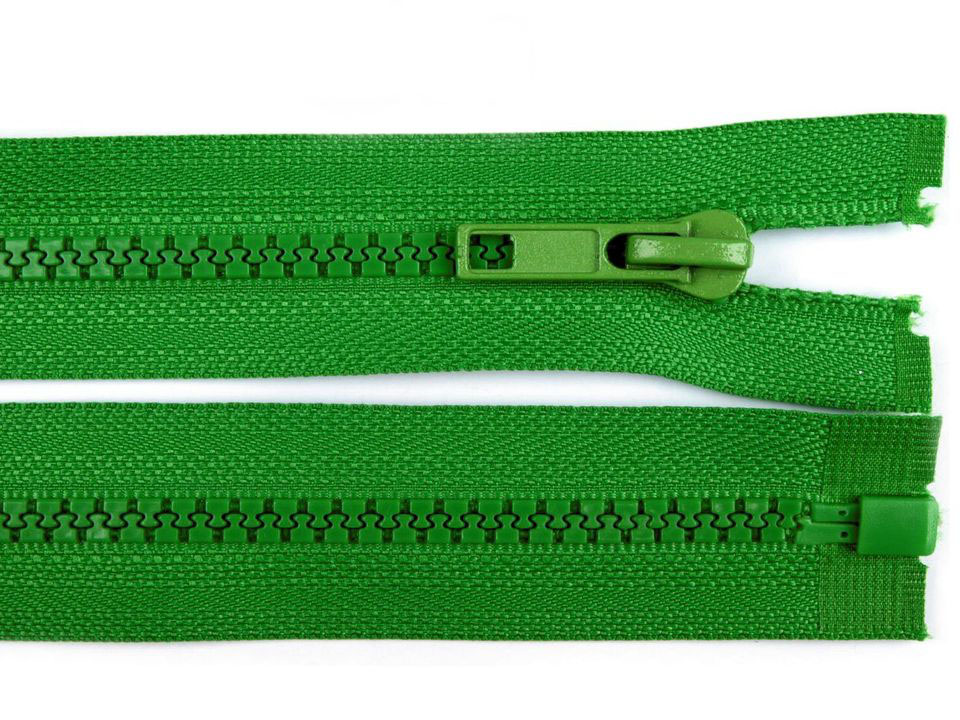 YaHoGa Trennreißverschlüsse #5 | 63,5 Cm Länge | 2 Stück | Grün | Für Jacken & Mäntel
