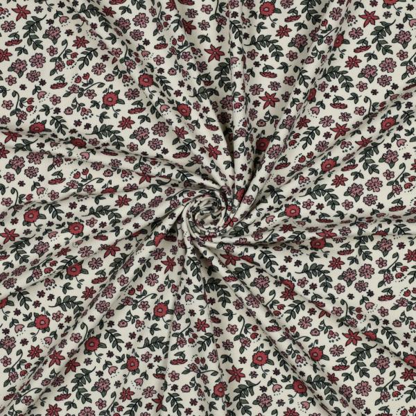 0,50 MTR.  ♥ ZARTE BLÜTENWIESE JERSEY  ♥