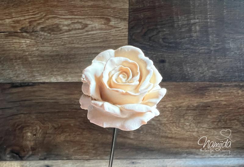 1 Stück ♥ GIESSFORM SILIKON ROSE KLEIN  ♥