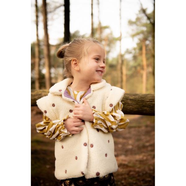 0,5 MTR. ♥ DAISIES TEDDY  NATUR ♥