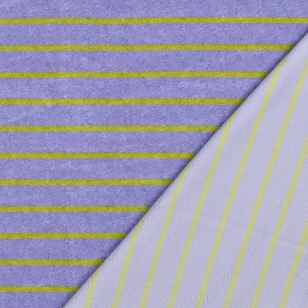 0,5 MTR. ♥ FROTTEE STREIFEN FLIEDER/LIME ♥
