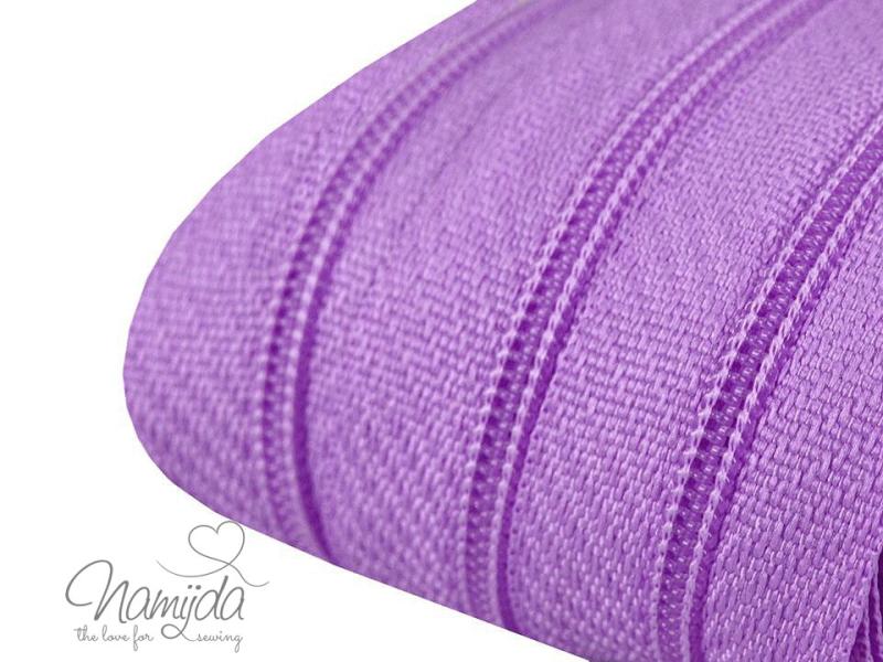 1 MTR. REIßVERSCHLuSS - LAVENDEL- 3mm
