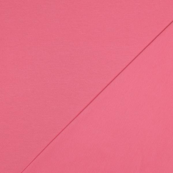 0,5 MTR. ♥  UNI BIO BAUMWOLLJERSEY HIMBEERE ♥