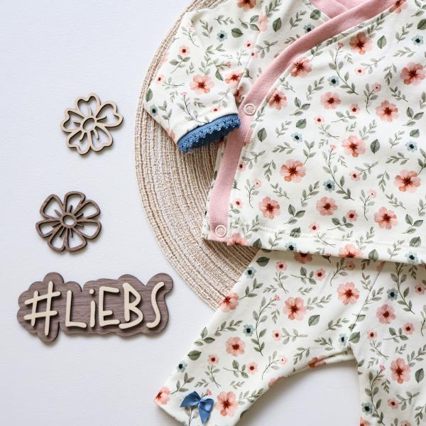 0,5 MTR. ♥ FLOWERS JERSEY  ♥