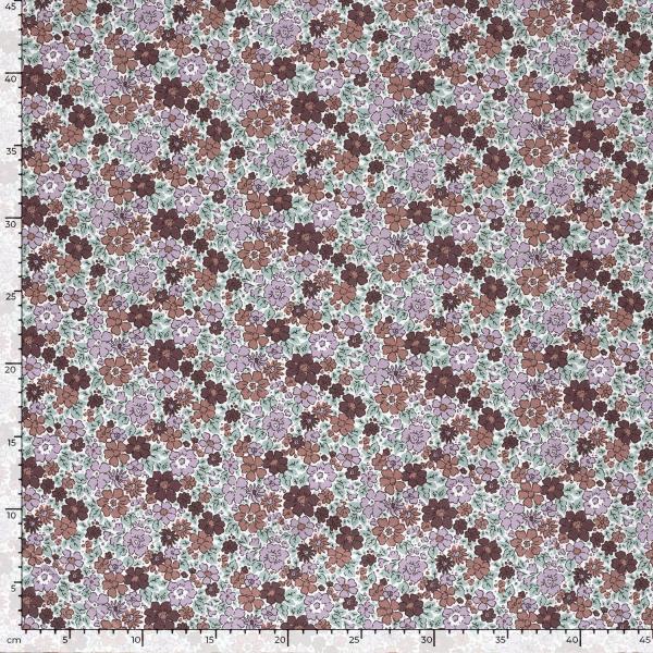 0,50 MTR. ♥ LAVENDEL FLOWER KISS JERSEY ♥