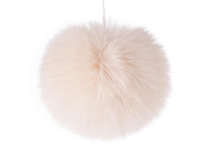 1 Stück XL FeLLbommel - HELL CREME - 11cm