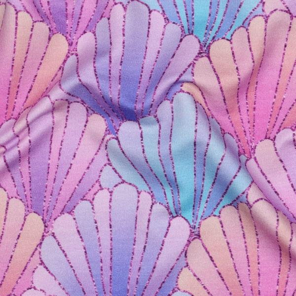 0,5 MTR. ♥ FRENCH TERRY - MERMAID MUSCHEL  ♥