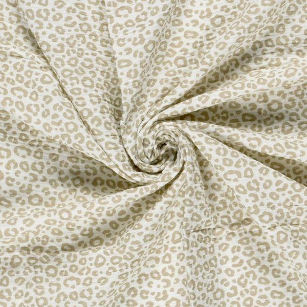 0,5 MTR. ♥ MuSSELIN LEO NATURAL ♥