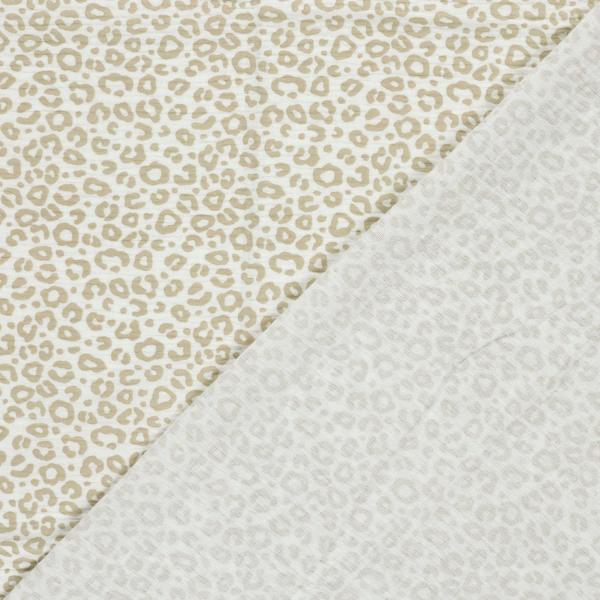 0,5 MTR. ♥ MuSSELIN LEO NATURAL ♥