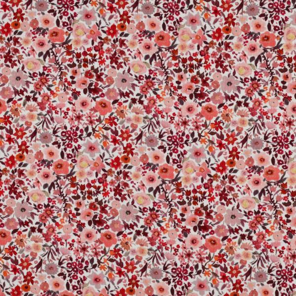 0,5 MTR. ♥ RIPPSTRICK JERSEY SPRING BLOSSOM ♥