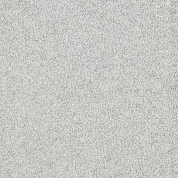 0,5 MTR.  ♥ TEDDY BOUCLE  - FLEECE INNENSEITE   DOUBLEFACE HELLGRAU ♥