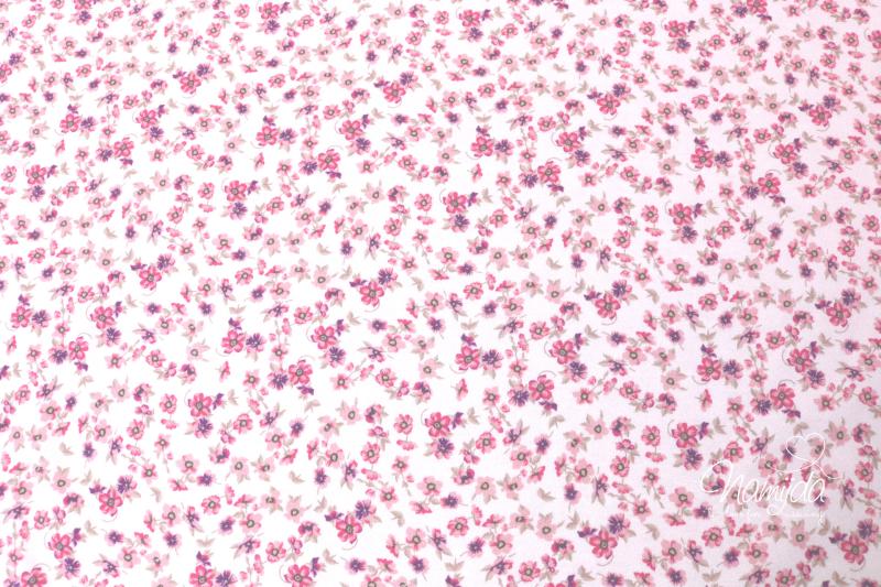 0,50 MTR. ♥ PETITE FLEUR STREUBLüMCHEN ROSE JERSEY ♥