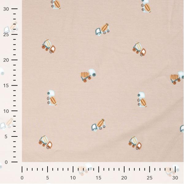 0,50 MTR. ♥ BAGGERCHILD TAUPE JERSEY ♥