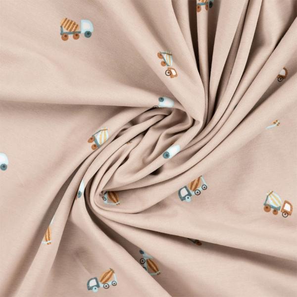 0,50 MTR. ♥ BAGGERCHILD TAUPE JERSEY ♥