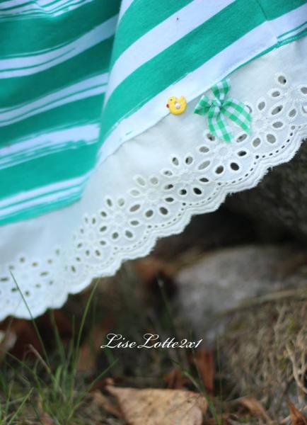 ♥1 Mtr. Wäschespitze - XXL Blütentraum 8cm - Creme ♥