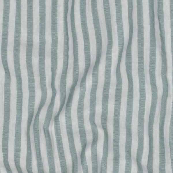 0,5 MTR. ♥ MUSSELIN STREIFEN - MINT ♥