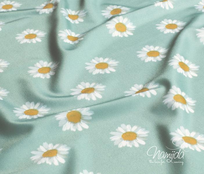 0,5 MTR. ♥ BADELYCRA GÄNSEBLÜMCHEN UV SCHUTZ 50+  ♥