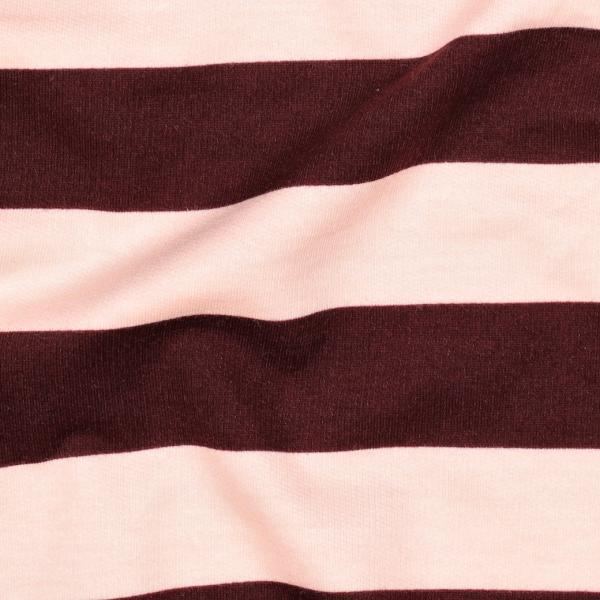 0,5 MTR. XL STREIFEN ROSE/BEERE - SOFT SWEAT