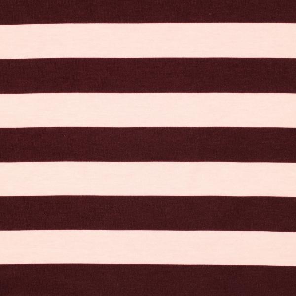 0,5 MTR. XL STREIFEN ROSE/BEERE - SOFT SWEAT
