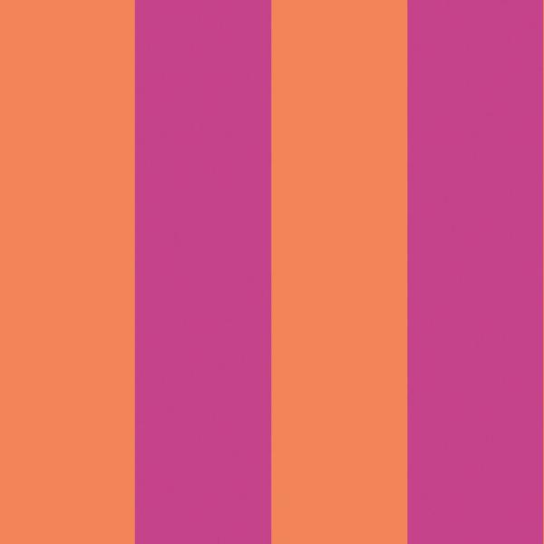 0,5 MTR. ♥ MuSSELIN XL STREIFEN ORANGE PINK ♥