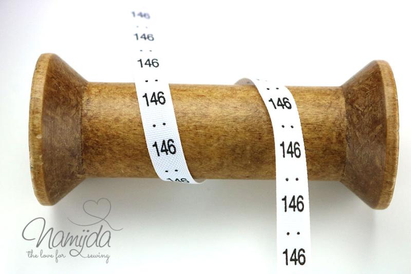0,5 MTR. ♥ GrößenLabels Größe 146 - Kinder ♥